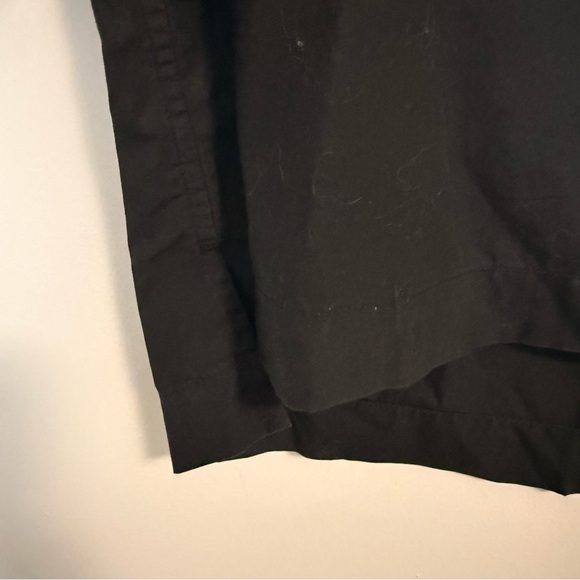 Equipment Salma Crop Button-Up Cotton Shirt Black Small - Picture 6 of 8